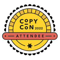 ISSUED TO: Ben Ellis attendee of the 2022 Copywriting Conference.