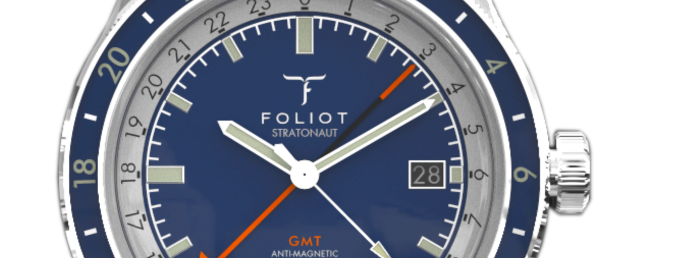 The Stratonaut GMT from Foliot Watches.